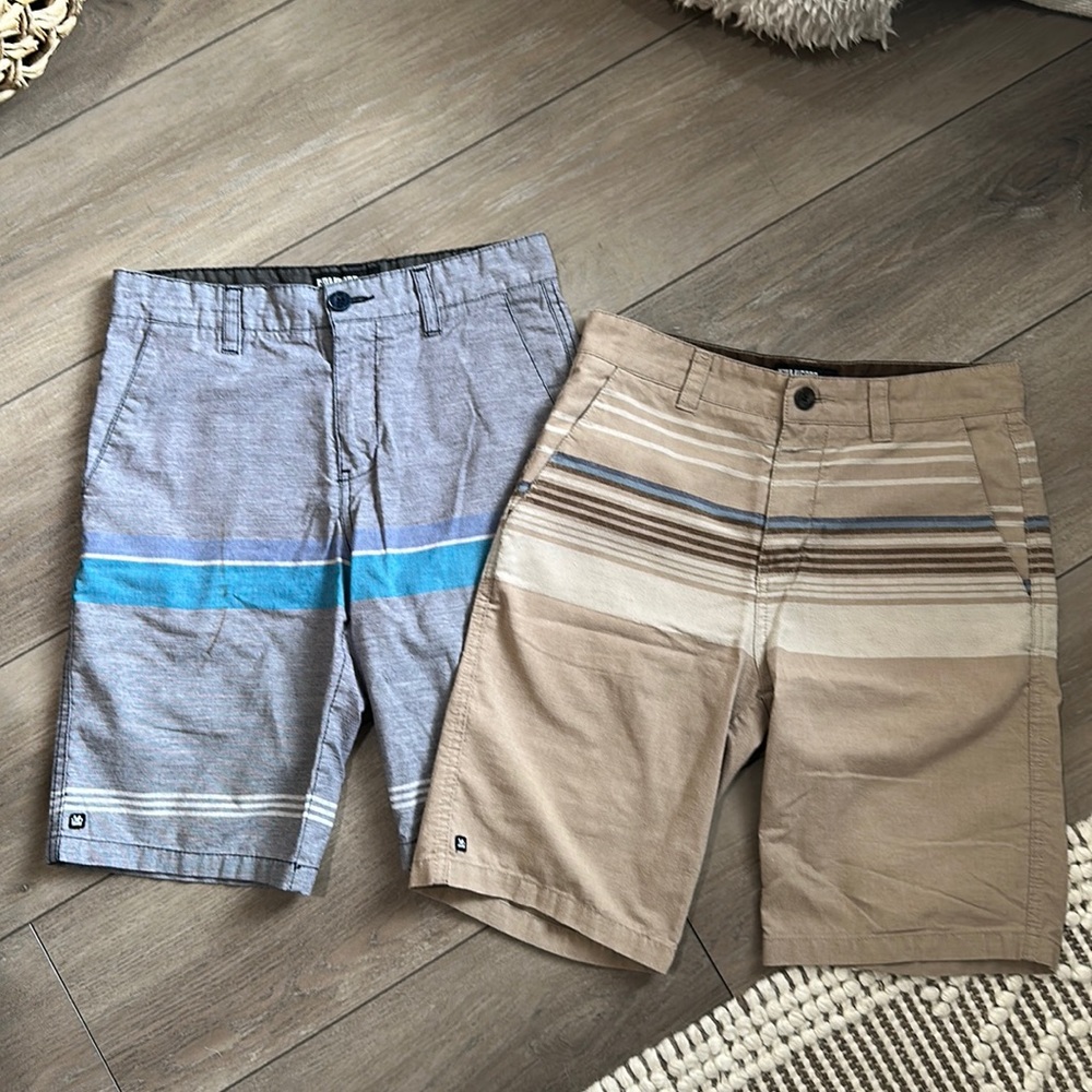 2 Pair Micros Brand Boys Shorts Size 14